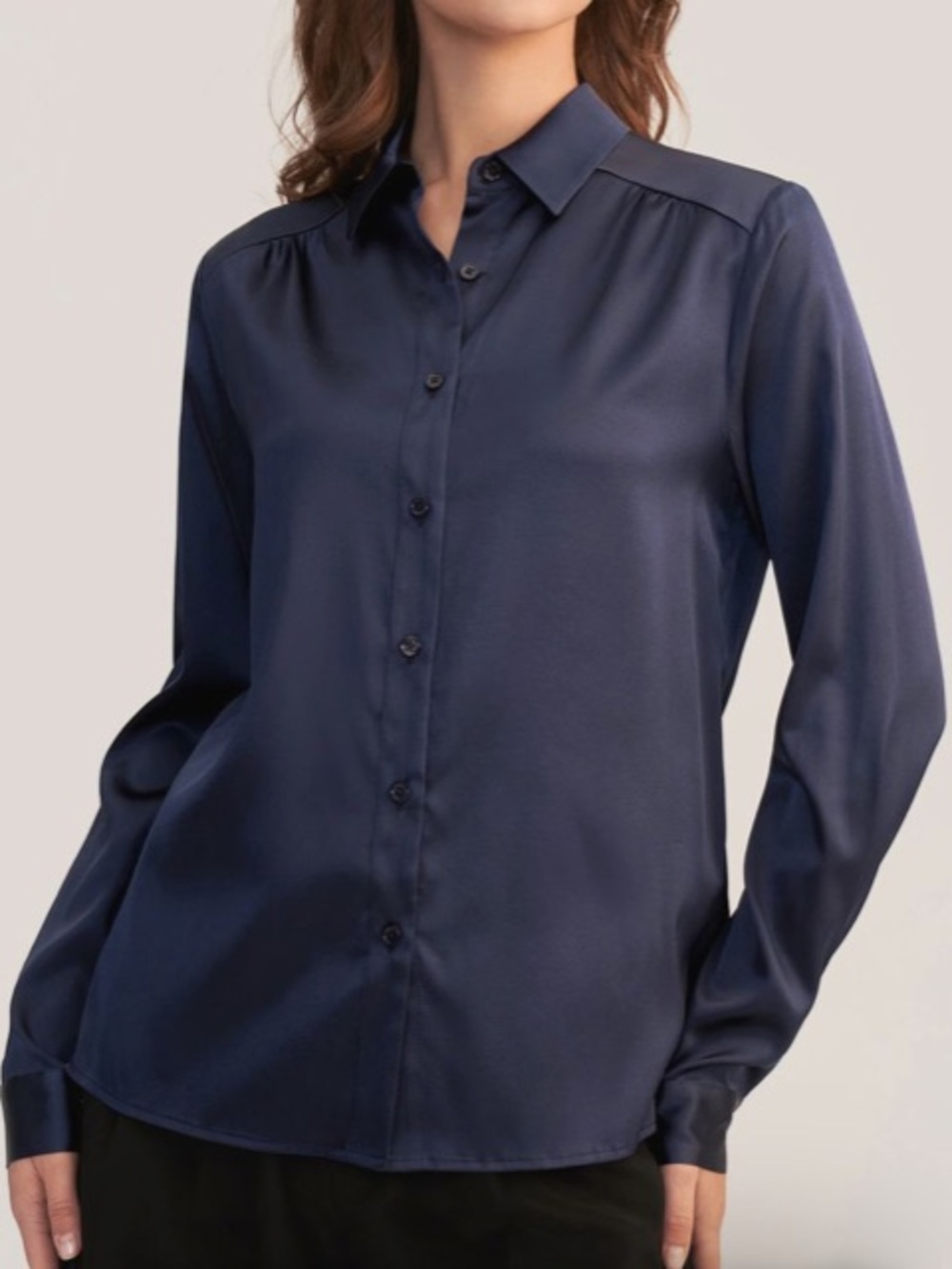 Lilysilk Long Sleeves Collared Silk Blouse